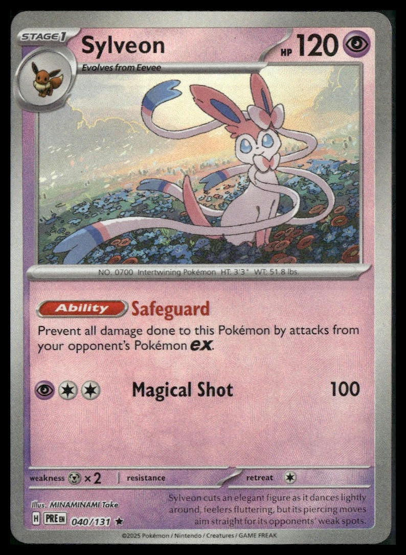 Sylveon (Poke Ball) #040/131 Prismatic Evolutions NM