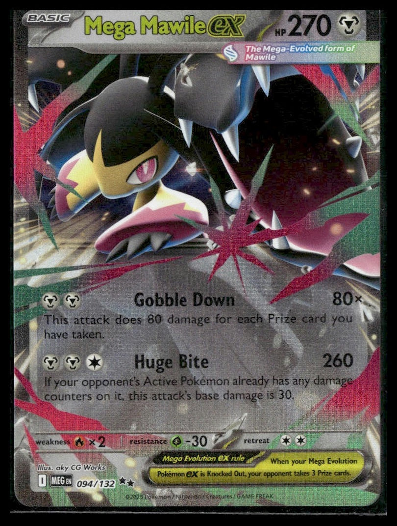 Mega Mawile ex #094/132 Mega Evolution NM