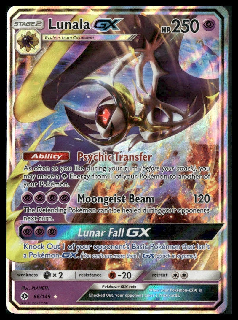 Lunala GX #66/149 SM Base Set NM