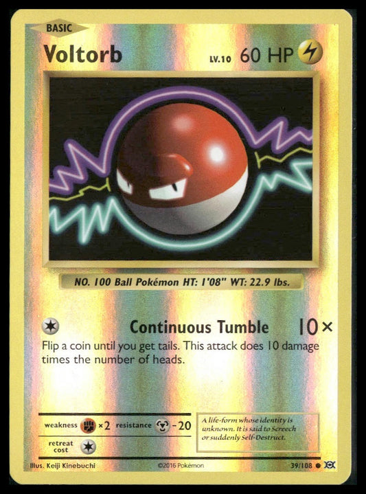 Voltorb #39/108 Reverse Holo XY - Evolutions LP