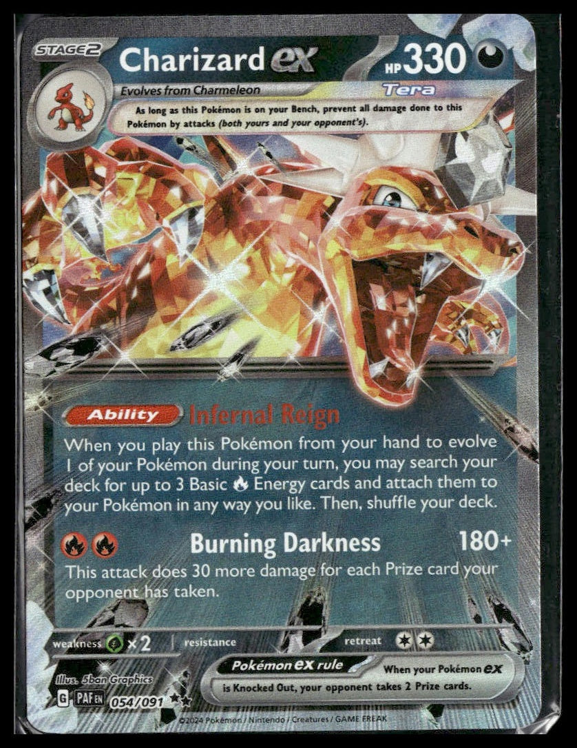 Charizard ex #054/091 Paldean Fates NM