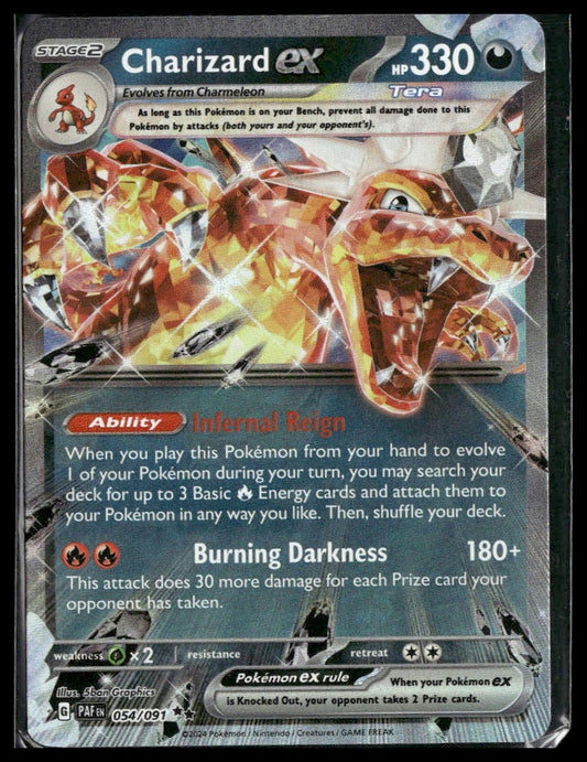 Charizard ex #054/091 Paldean Fates NM
