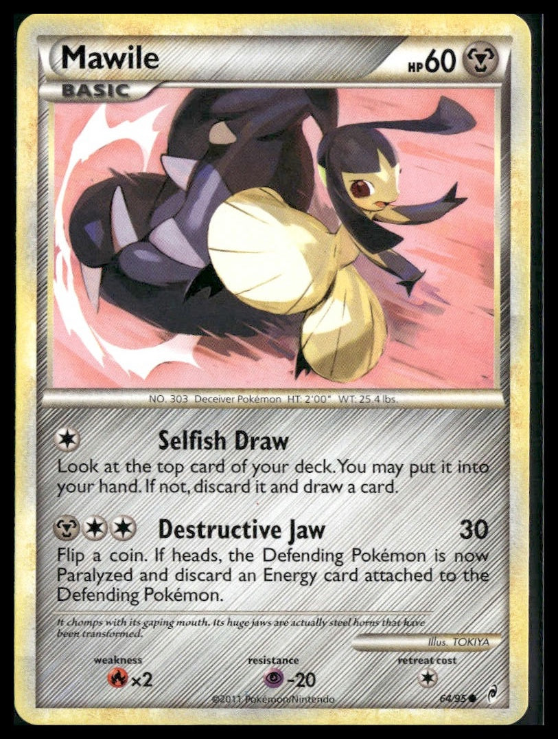 Mawile #64/95 Call of Legends LP