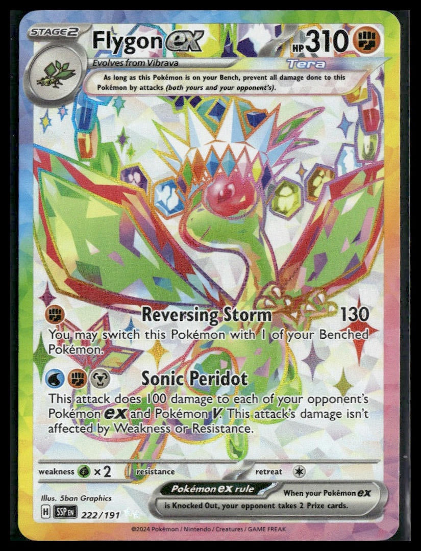 Flygon ex #222/191 Surging Sparks NM