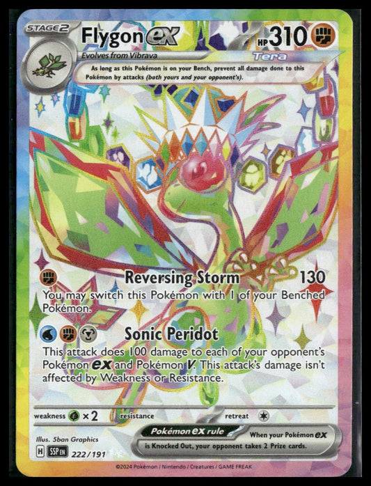 Flygon ex #222/191 Surging Sparks NM