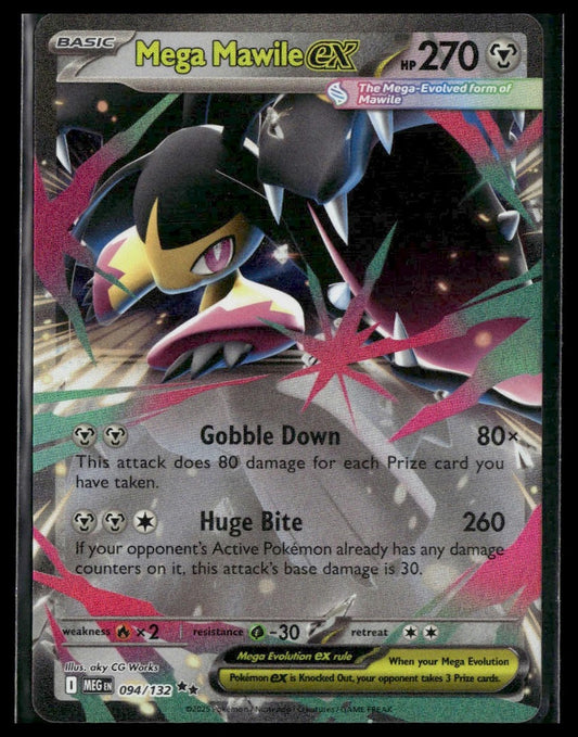 Mega Mawile ex #94/132 Mega Evolution NM