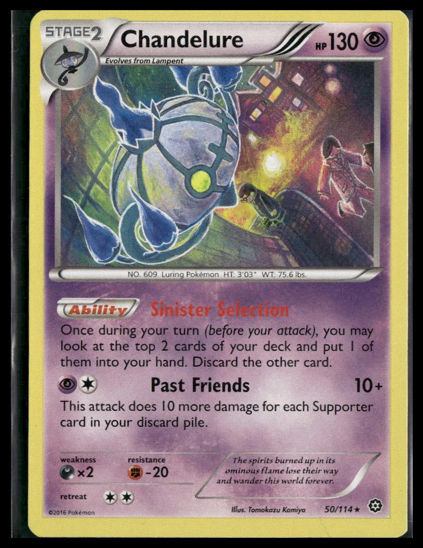 Chandelure #50/114 Tomokazu Komiya XY - Steam Siege LP