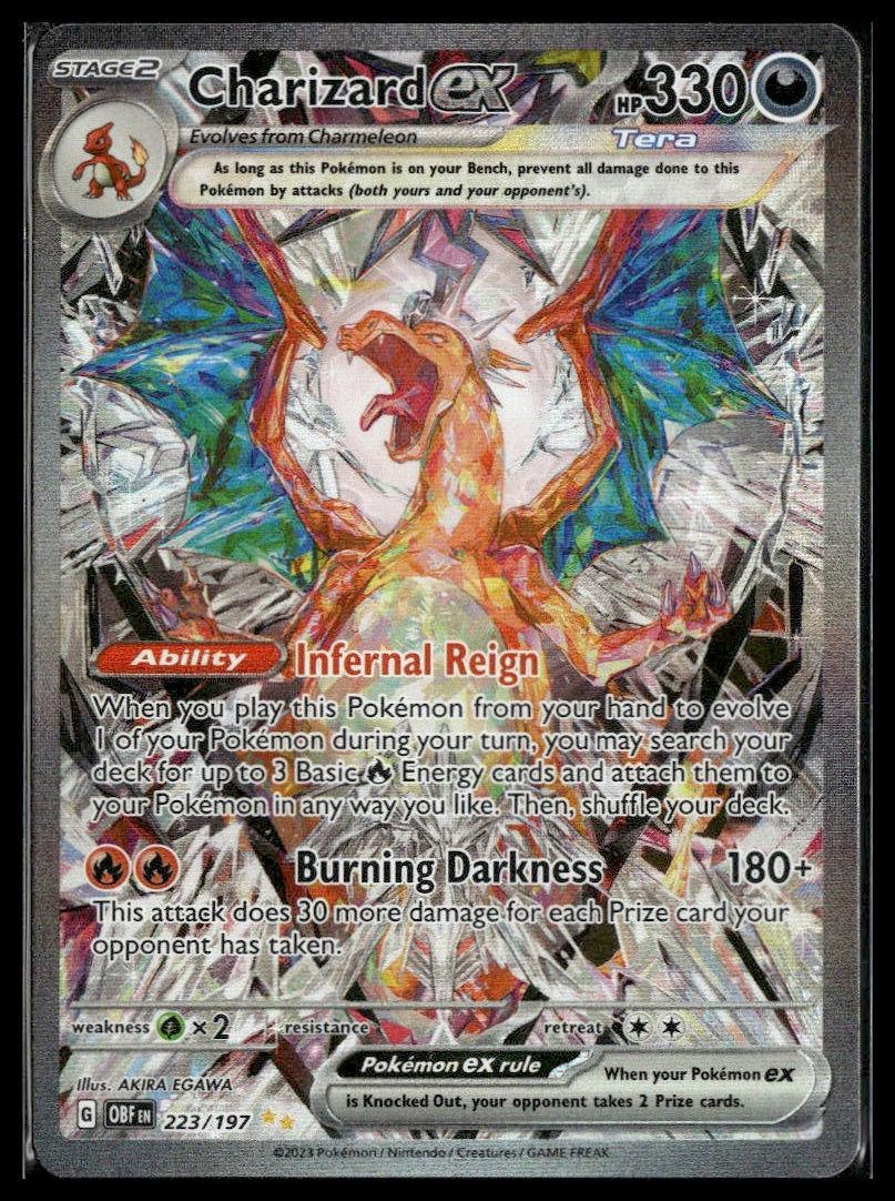 Charizard ex #223/197 Obsidian Flames VLP