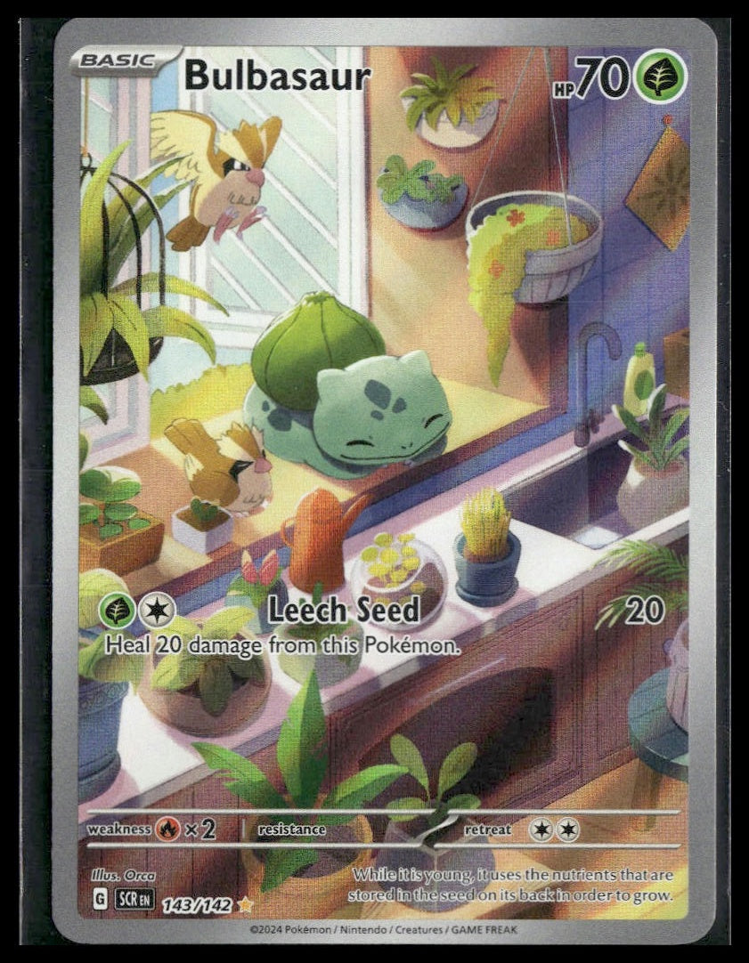 Bulbasaur #143/142 Stellar Crown NM