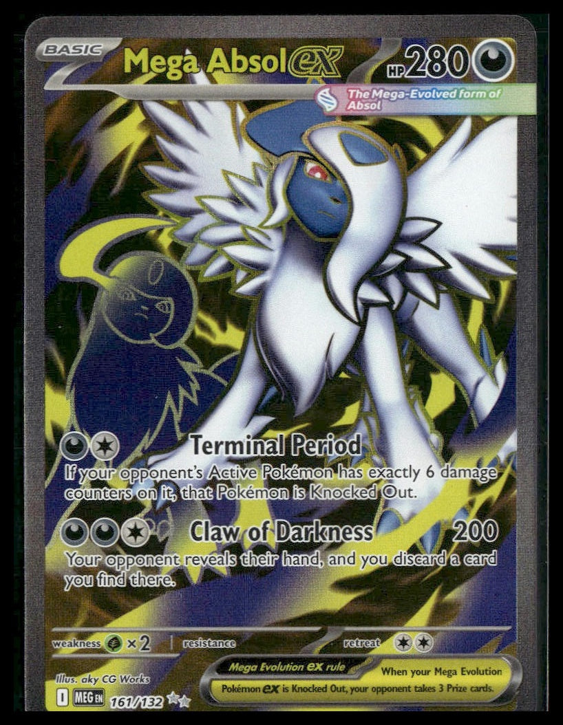 Mega Absol ex #161/132 Mega Evolution NM