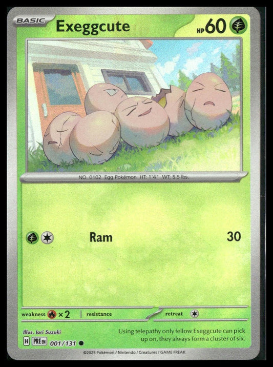 Exeggcute (Master Ball) #001/131 Prismatic Evolutions NM