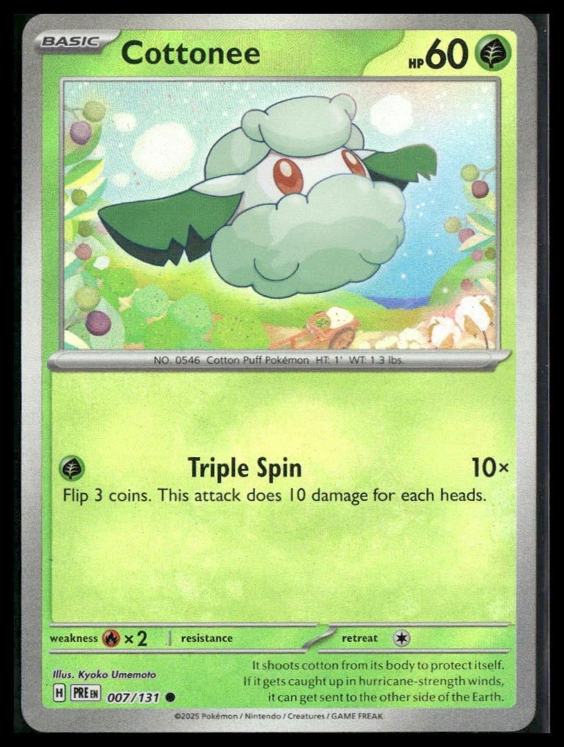 Cottonee (Master Ball) #007/131 Prismatic Evolutions NM