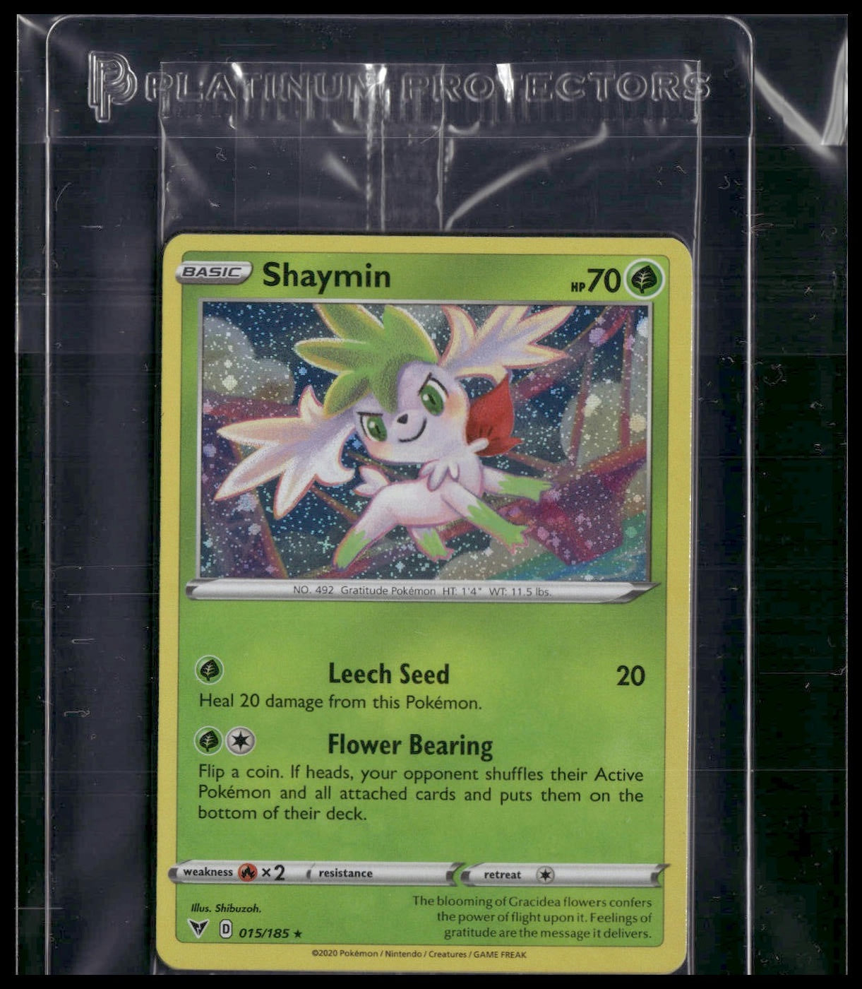 Shaymin #015/185 SEALED Vivid Voltage Promo NM