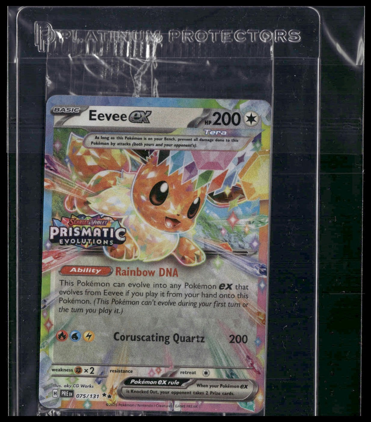 Eevee ex #075/131 SEALED Prismatic Evolutions Promo NM