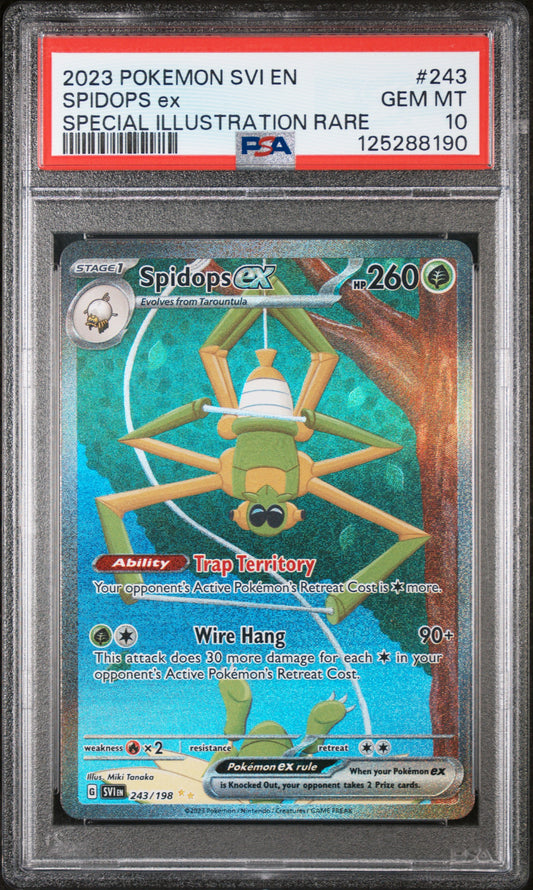 PSA 10 Spidops ex #243 Scarlet & Violet