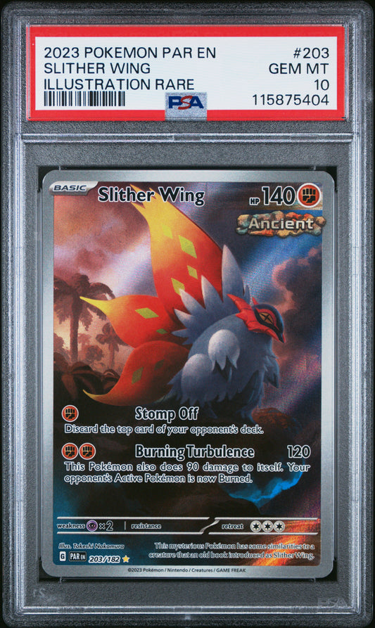 PSA 10 Slither Wing #203 Paradox Rift