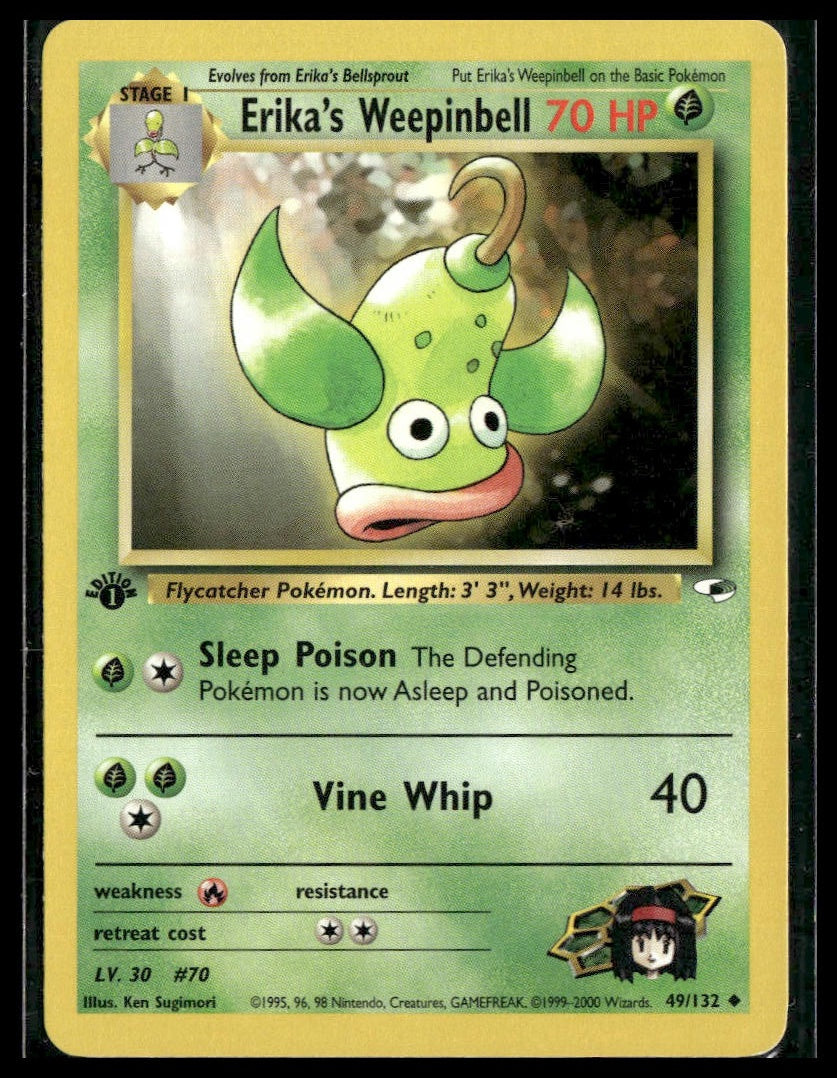 Erika's Weepinbell #049/132 Gym Heroes LP