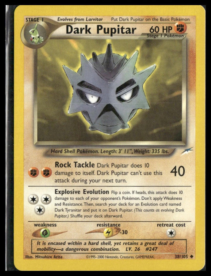 Dark Pupitar #038/105 Neo Destiny VLP