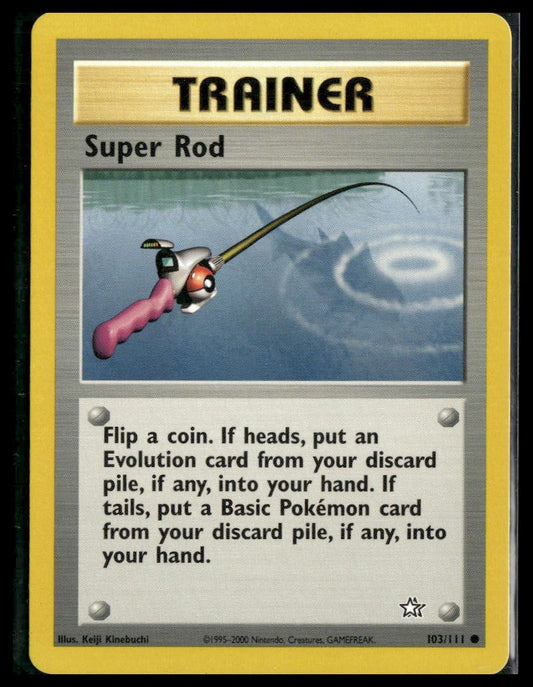 Super Rod #103/111 Neo Genesis VLP