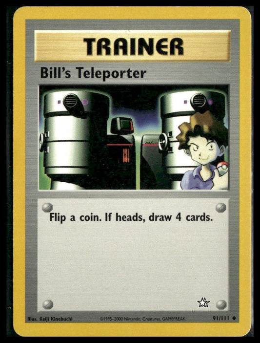 Bill's Teleporter #091/111 Neo Genesis LP