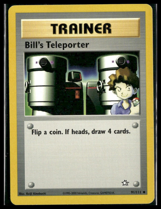 Bill's Teleporter #091/111 Neo Genesis LP