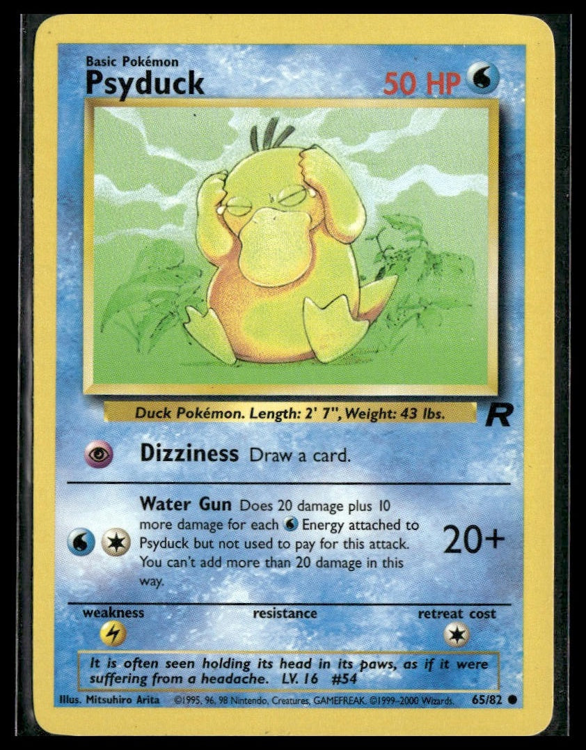 Psyduck #65/82 Team Rocket LP
