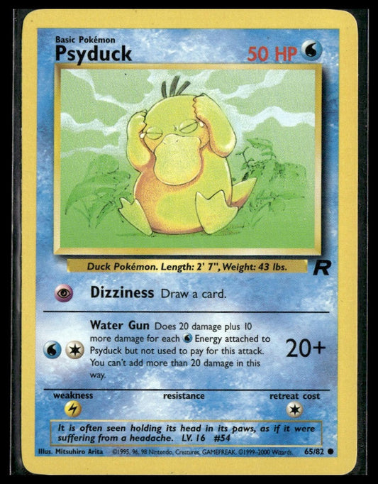 Psyduck #65/82 Team Rocket LP