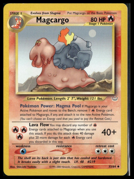 Magcargo #33/64 Neo Revelation VLP