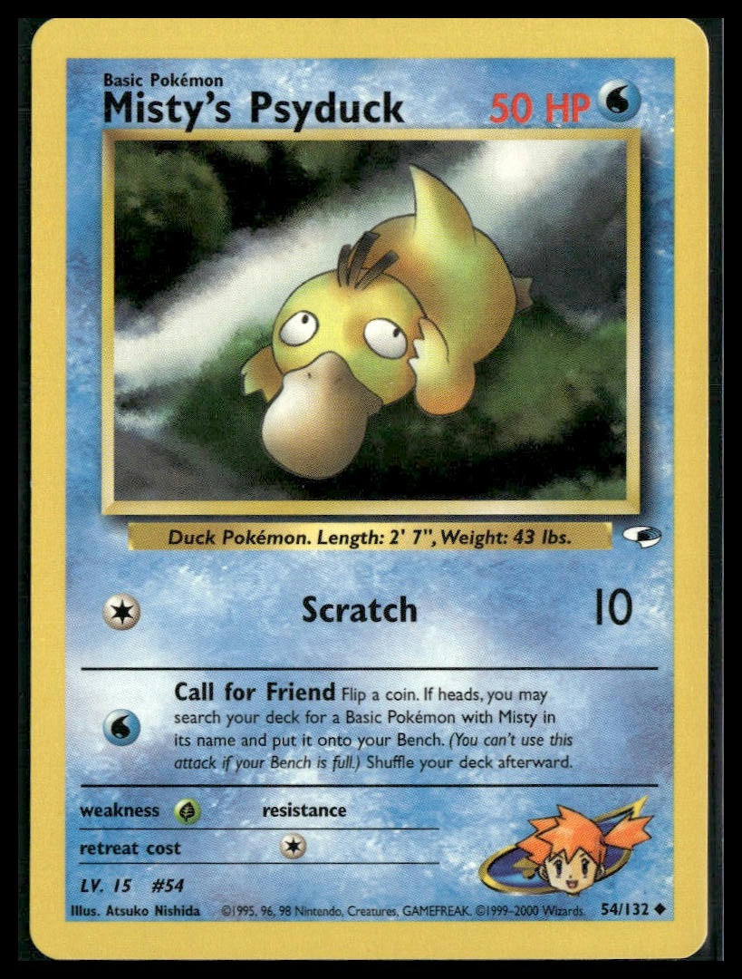 Misty's Psyduck #054/132 Gym Heroes LP