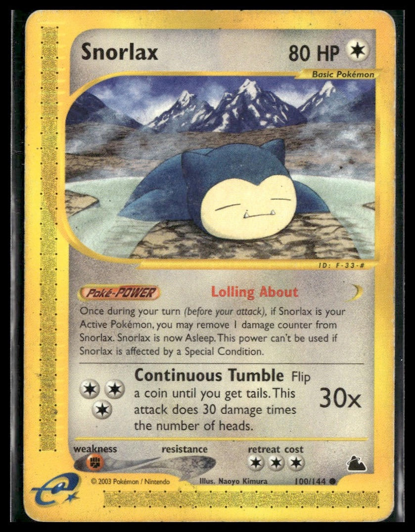 Snorlax #100/144 Skyridge MP