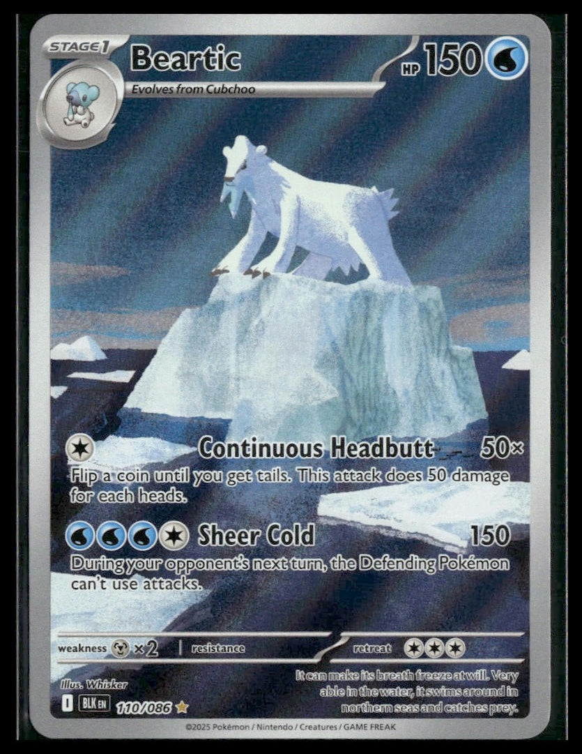 Beartic #110/086 Black Bolt NM