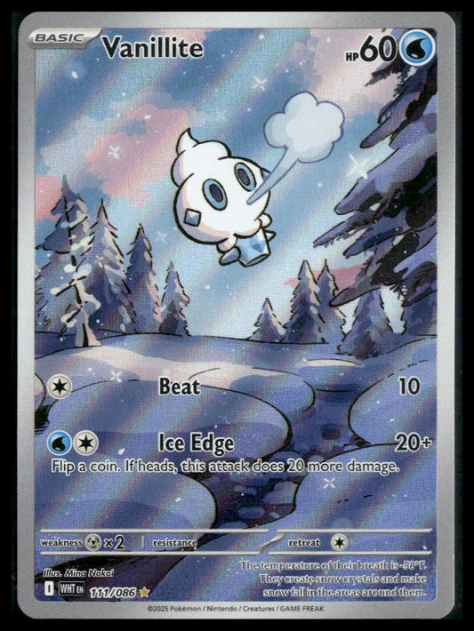 Vanillite #111/086 White Flare NM