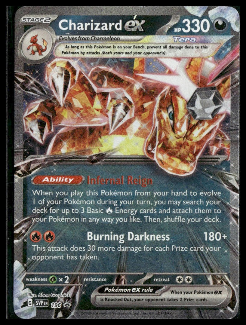 Charizard ex #196 Scarlet & Violet Promo Cards LP