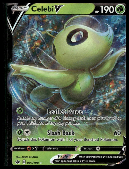 Celebi V #007/198 Chilling Reign NM