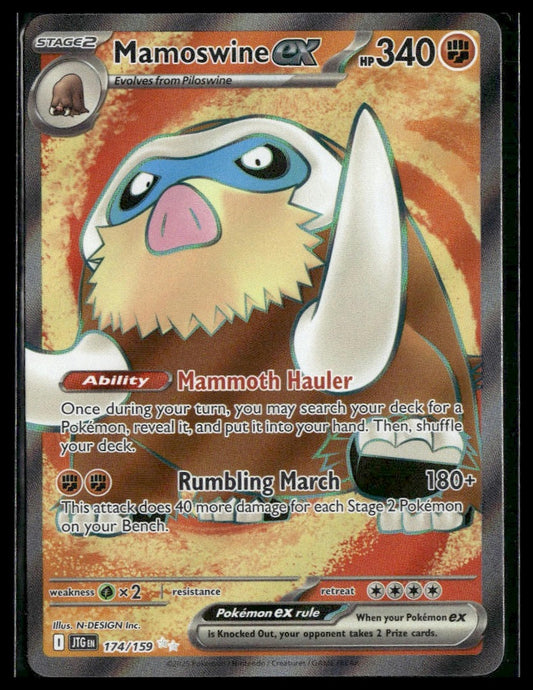 Mamoswine ex #174/159 Journey Together NM