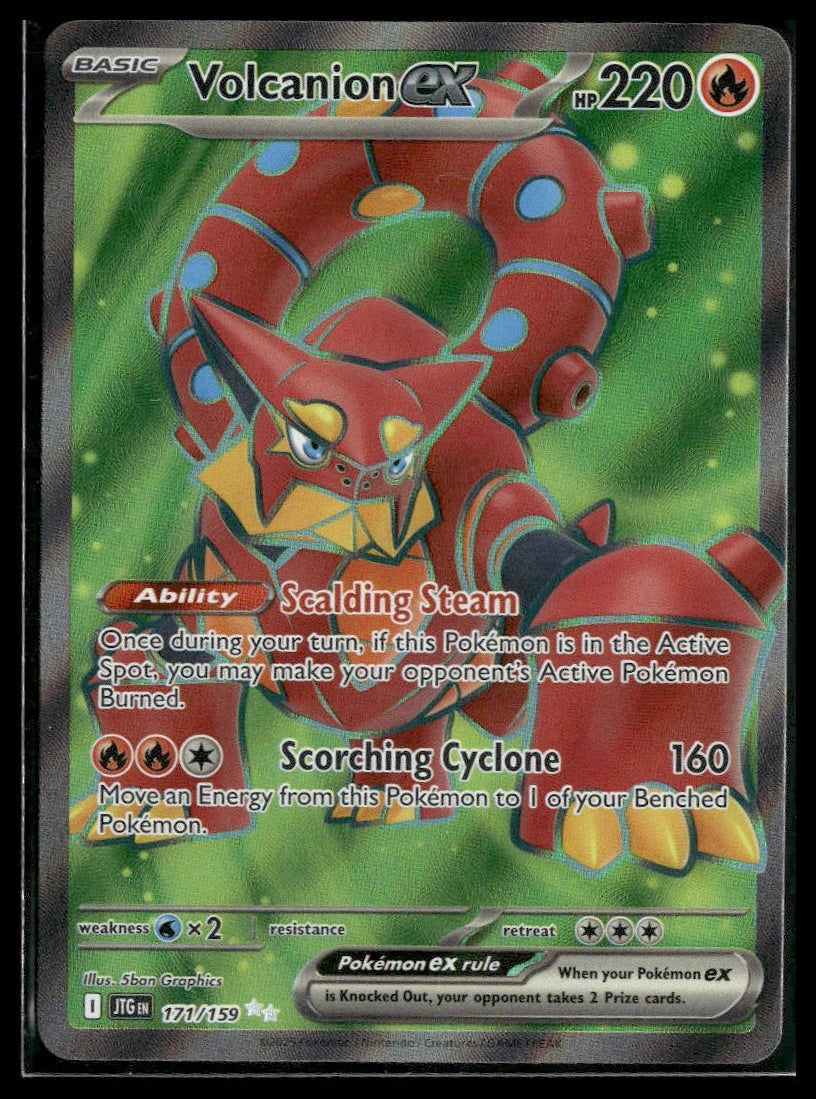 Volcanion ex #171/159 Journey Together NM
