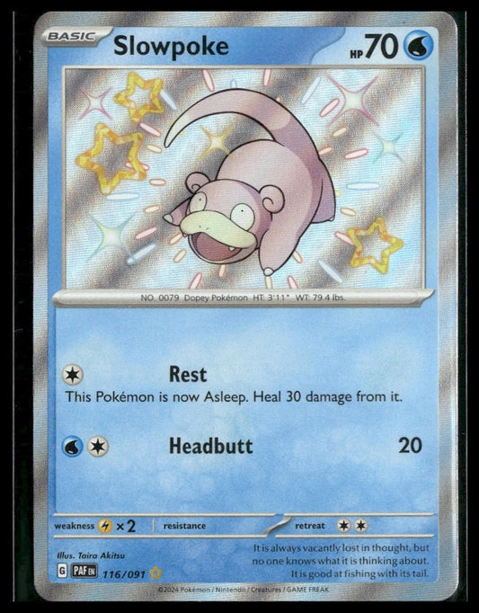 Slowpoke #116/091 Paldean Fates NM