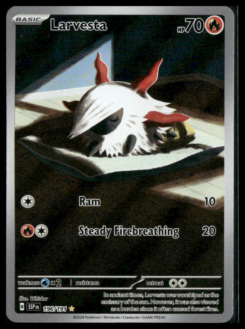 Larvesta #196/191 Surging Sparks NM