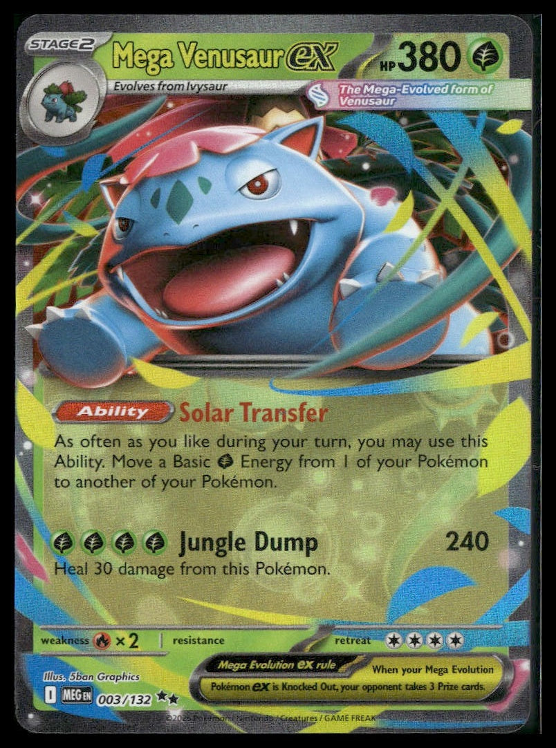 Mega Venusaur ex #003/132 Mega Evolution NM