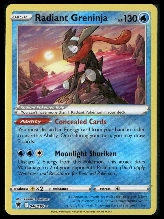 Radiant Greninja #046/189 Astral Radiance NM