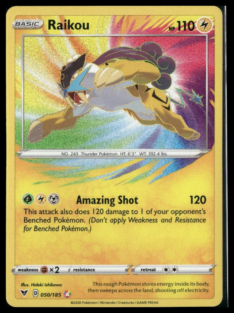 Raikou #050/185 Vivid Voltage NM