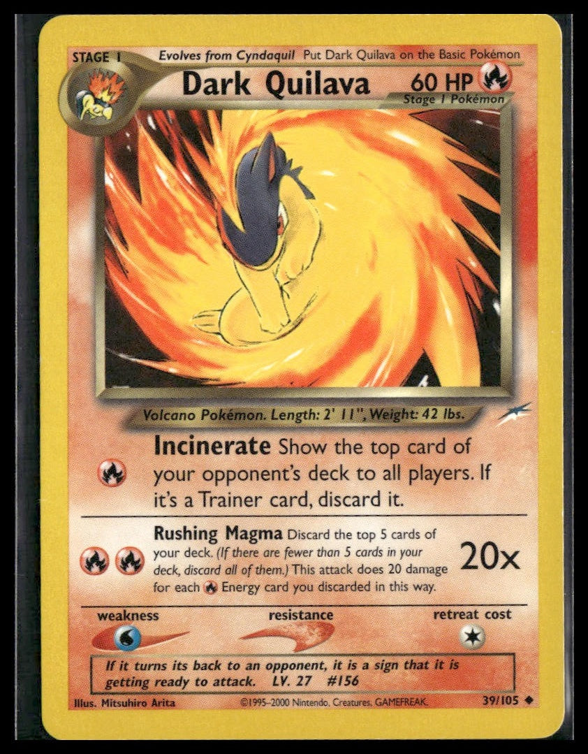 Dark Quilava #039/105 Neo Destiny VLP