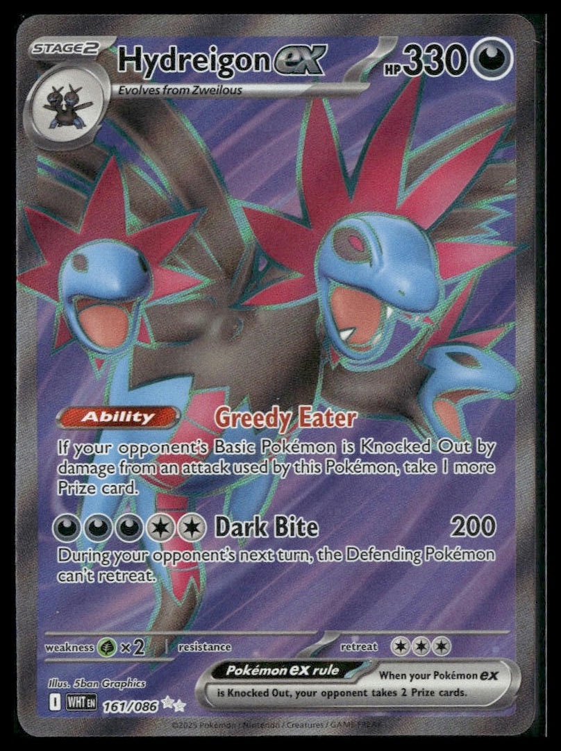 Hydreigon ex #161/086 White Flare NM