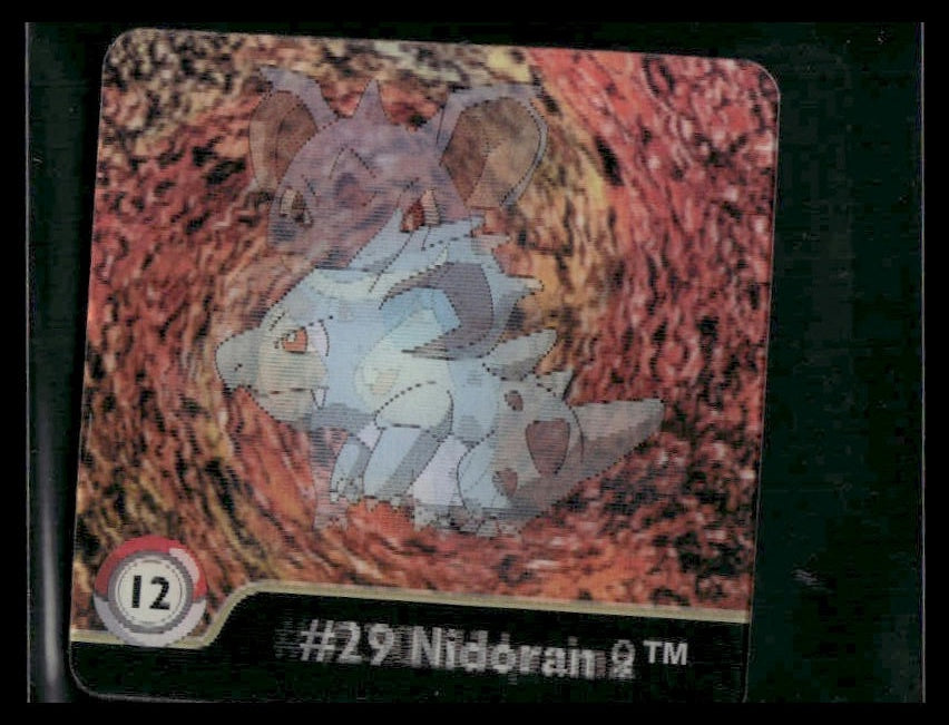 Nidoran♀ / Nidorina / Nidoqueen #12 Action Flipz Series One NM