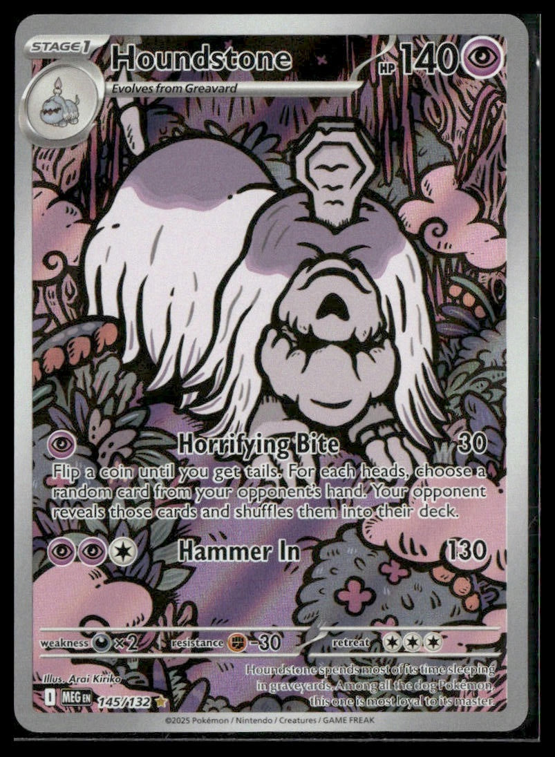 Houndstone #145/132 Mega Evolution NM