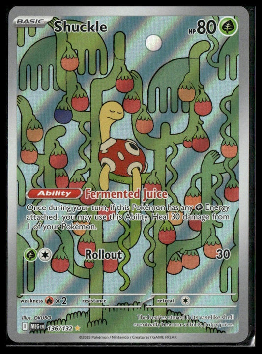Shuckle #136/132 Mega Evolution NM