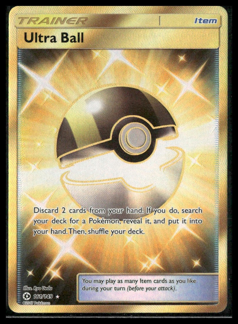 Ultra Ball (Secret) #161/149 SM Base Set NM