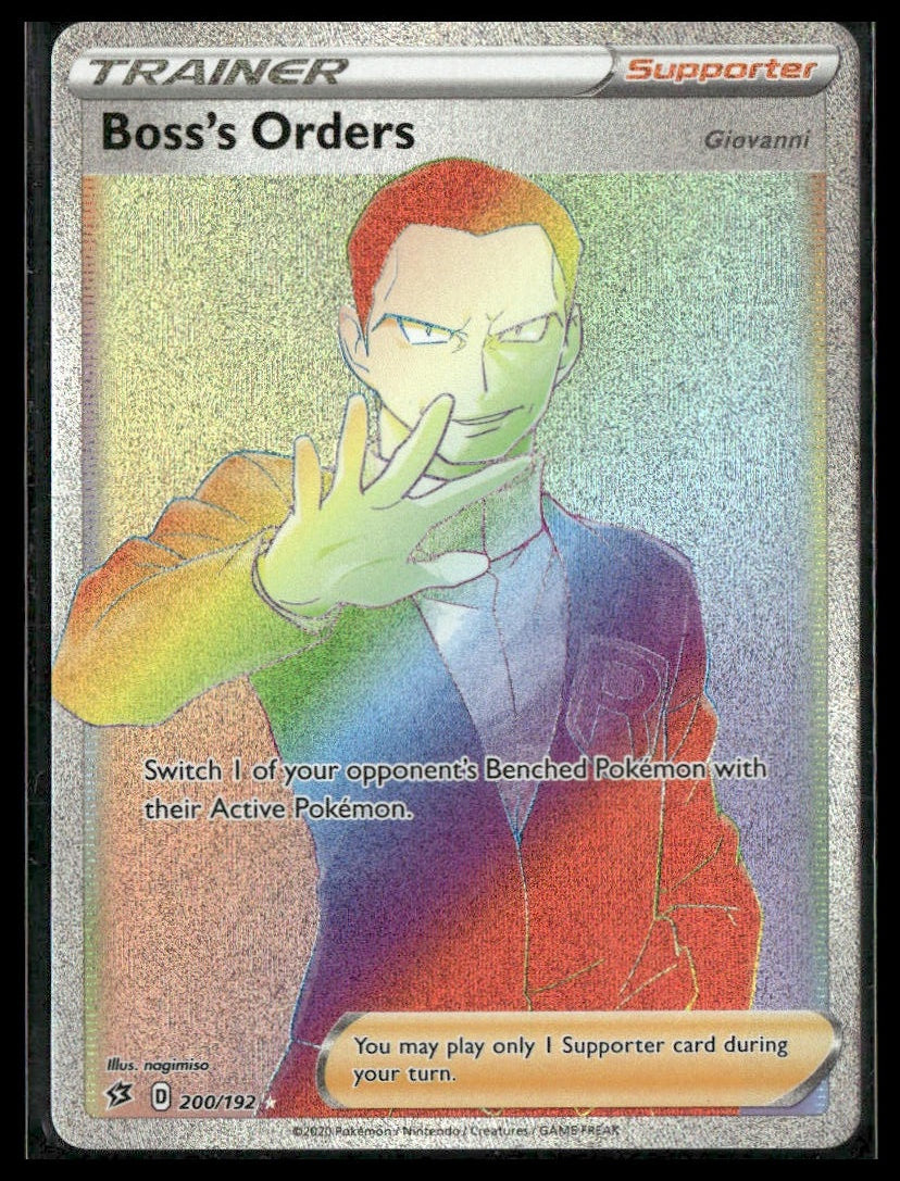 Boss's Orders (Secret) #200/192 Rebel Clash NM