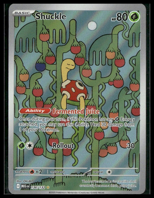 Shuckle #136/132 Mega Evolution NM