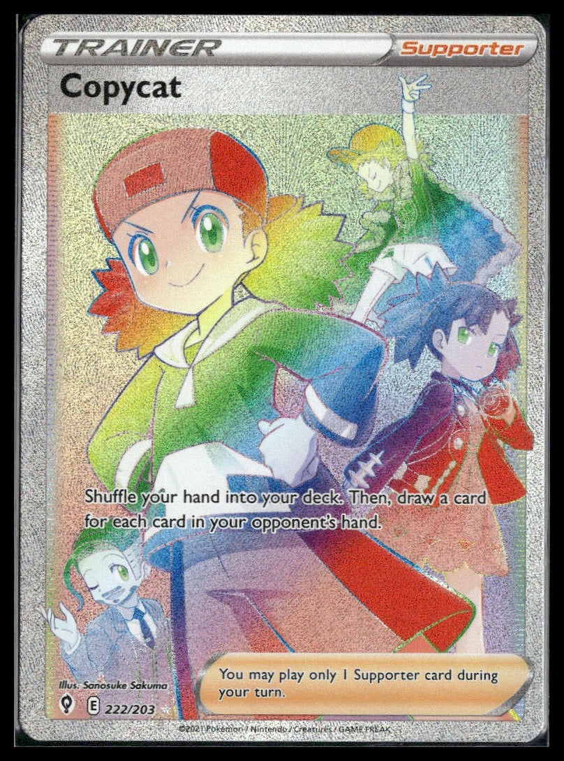 Copycat (Secret) #222/203 Evolving Skies NM